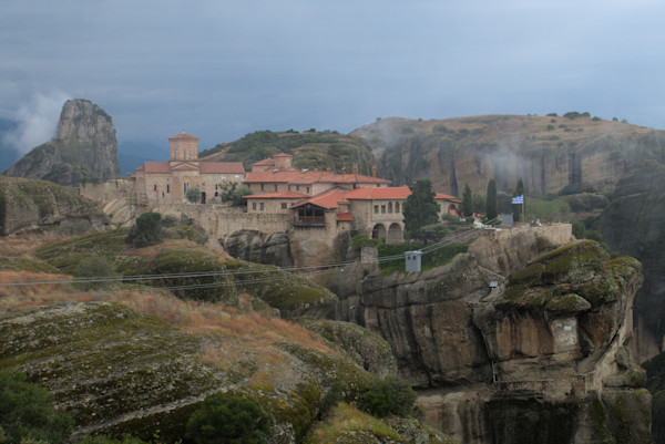 Monastery of the Holy Trinity with the cable car