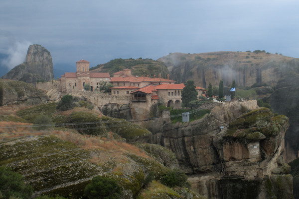 Monastery of the Holy Trinity with the cable car