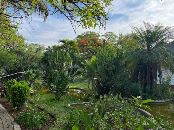 Tremisana Lodge has great landscaping.