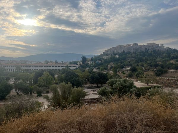 View over the Ancient Agora to the Acropolis