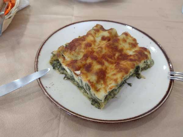 Sev's spinach lasagna