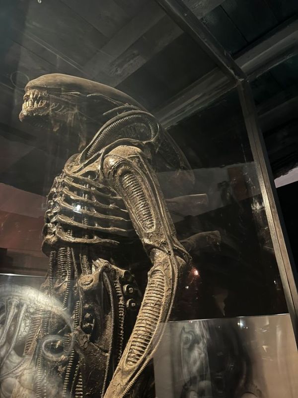 The famous Alien in the HR Giger museum! Seeing this was pretty cool.