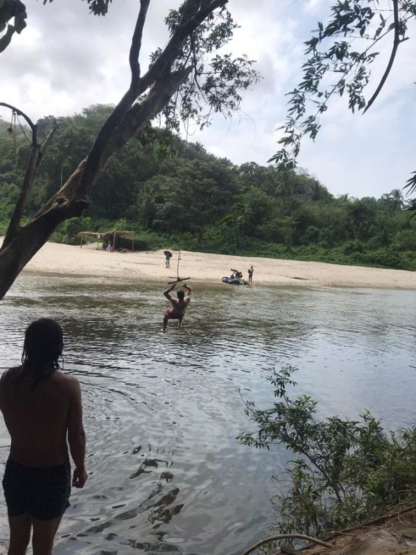 Rope Swing and River Beach