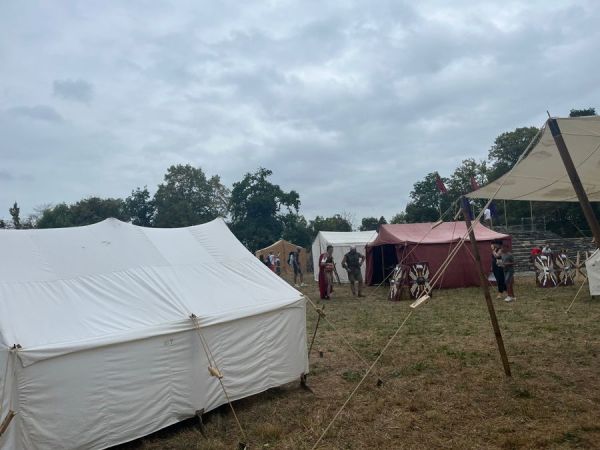 Camp grounds for Roman soldiers.