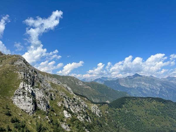 Mountain landscape from the view point.