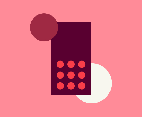 Illustration av telefoni via bredband