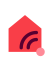 illustration på routersignaler i ett hus