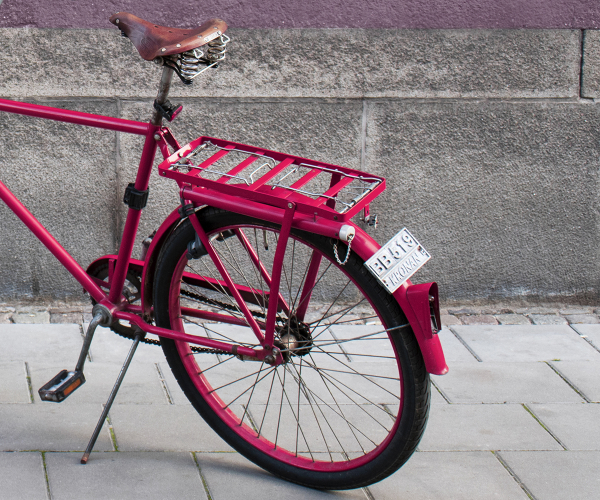 Bild på en cykel som är lika smidig som det är att beställa fiber för företag via stadsnätet.
