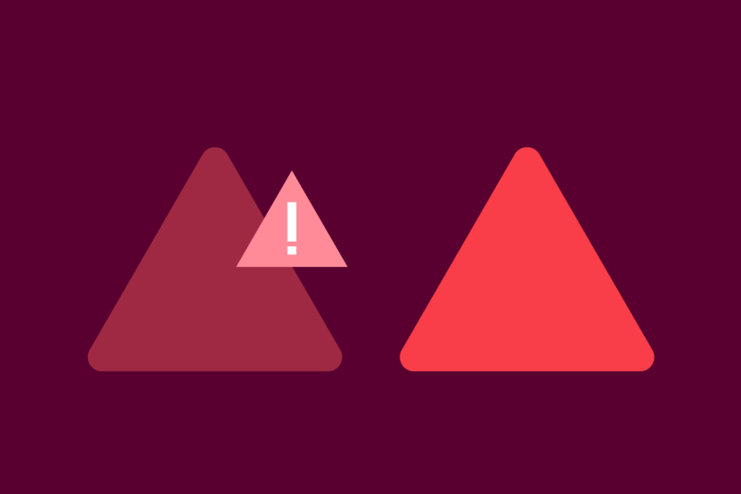 På bilden syns en illustrationer över två nästan identiska trianglar.