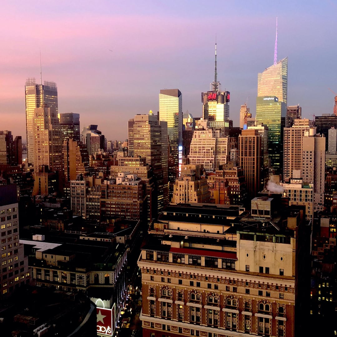 View of NYC skyline