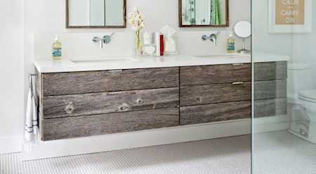 Floating Double Vanity