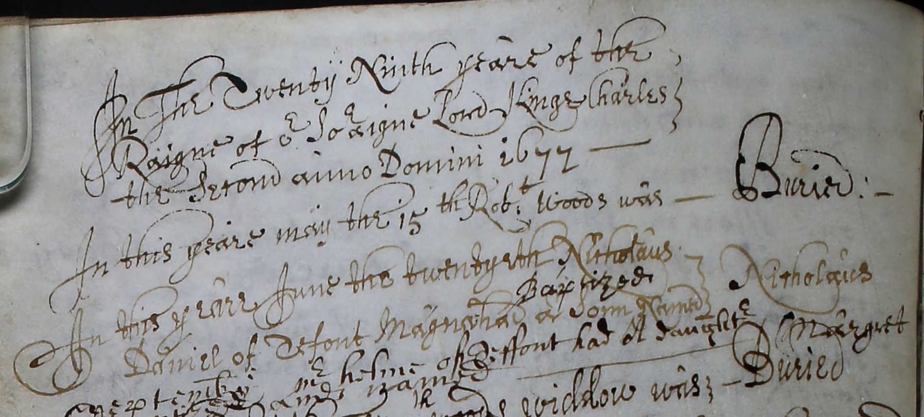 Nicholas Daniell Baptism