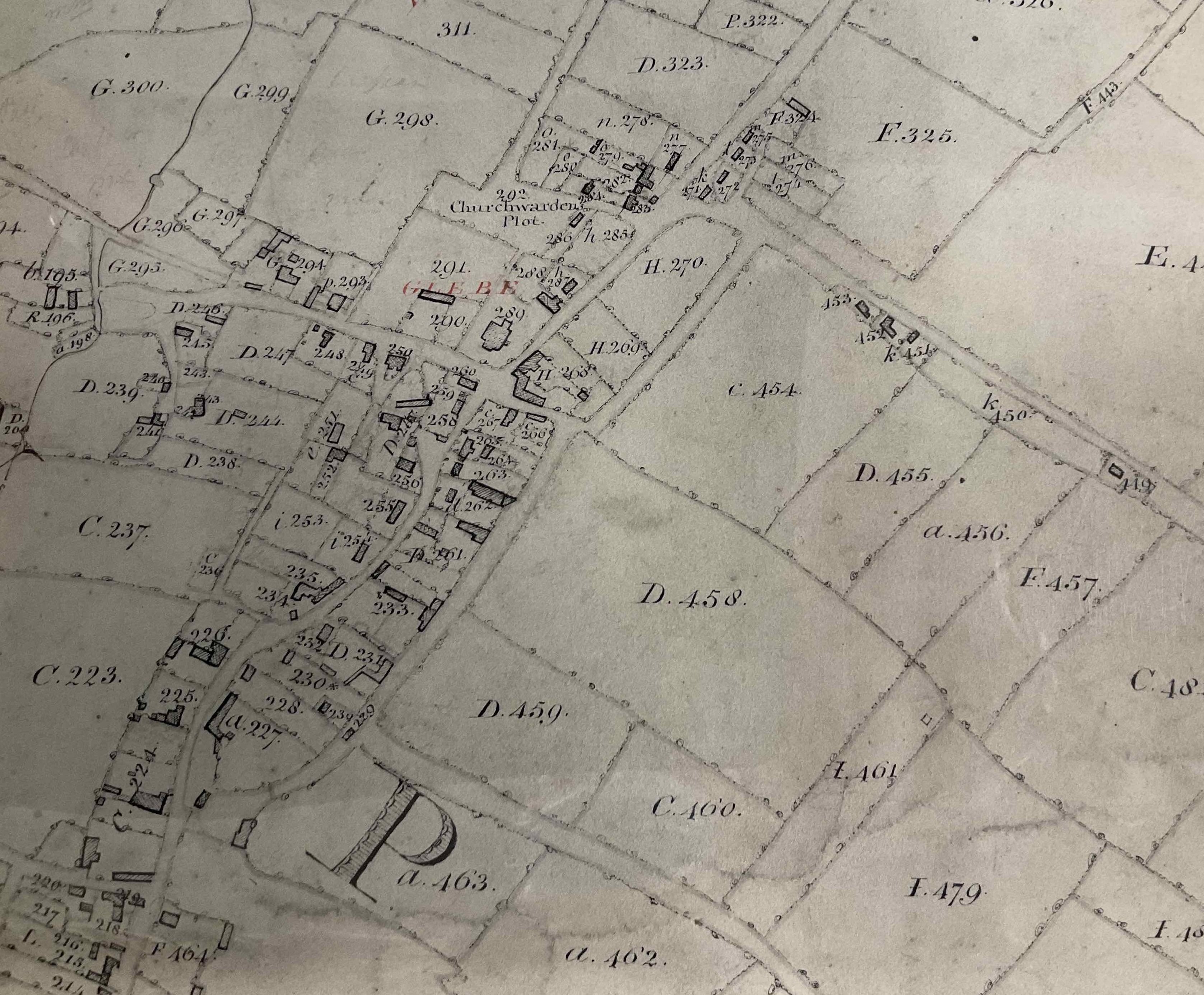 Back Lane and Sutton Lane 1808