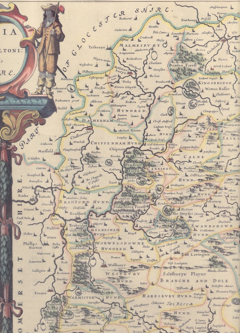 1648 Blaeu Map portrait