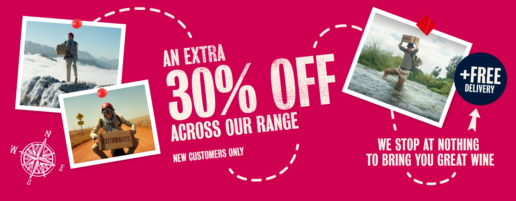An extra 30% OFF - across our range + Free Delivery