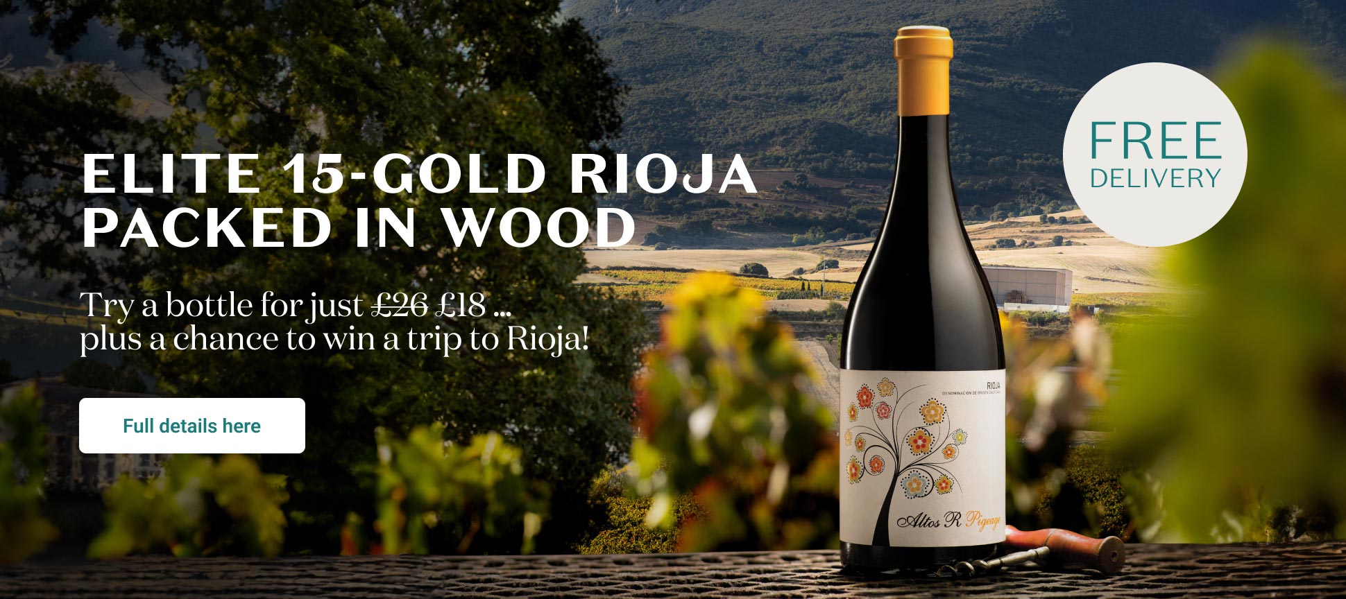 Elite 13-Gold Rioja Packed in Wood