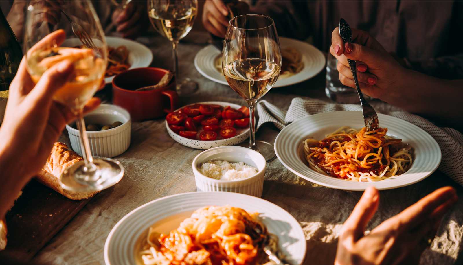 A selection of wine and food pairings - wine tips