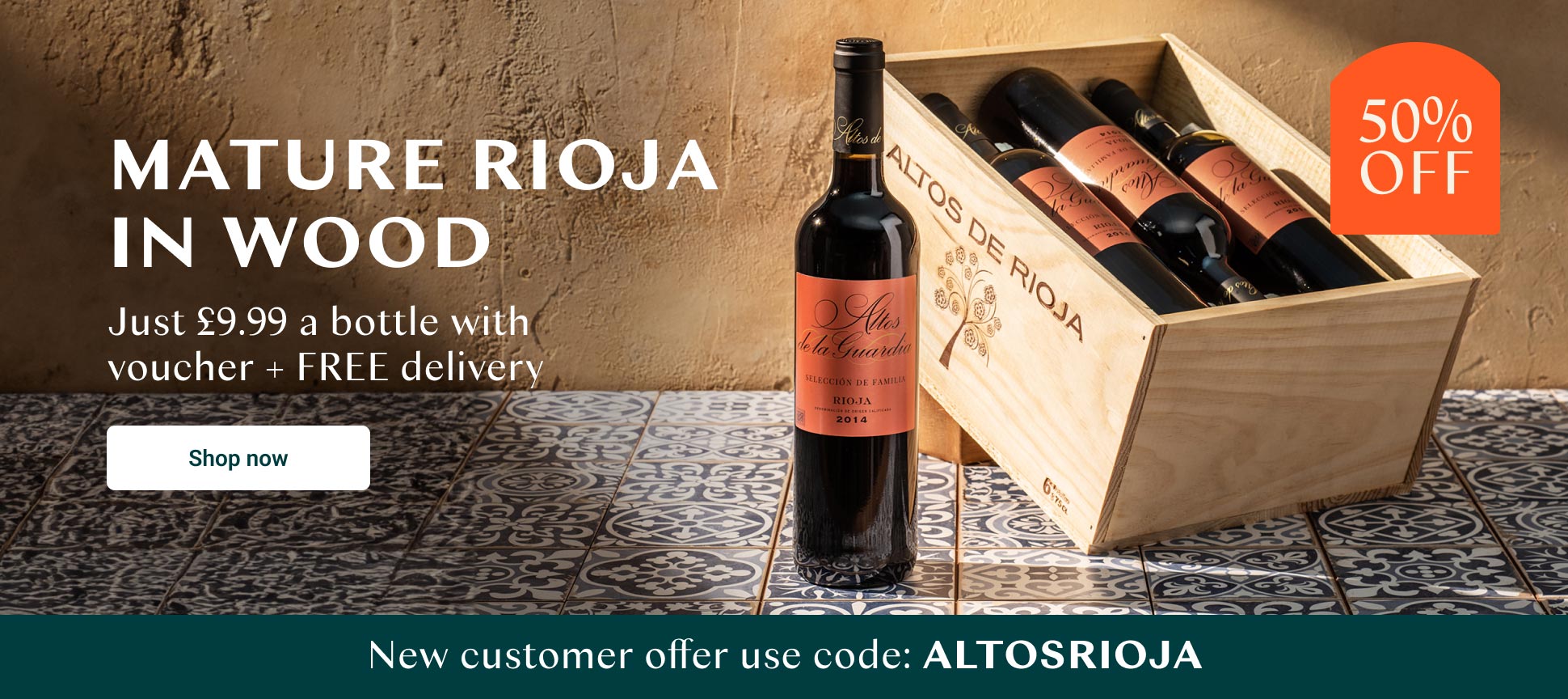 50% off Mature Riojia in Wood