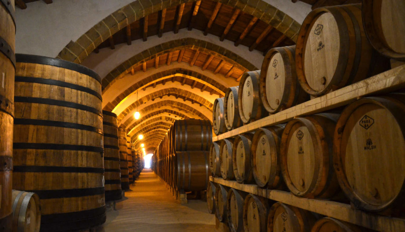 marsala wine barrels in Sicily - image