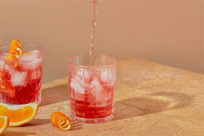 Berry Fresh Fizz mocktail
