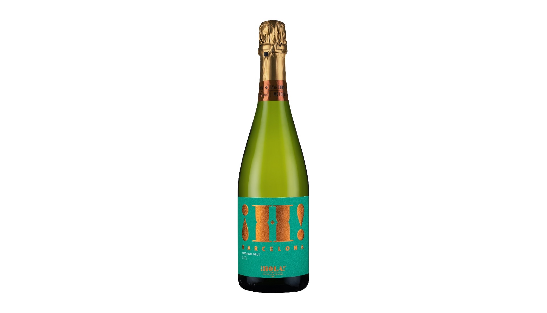 A picture of the H! Hola Organic Cava Brut bottle