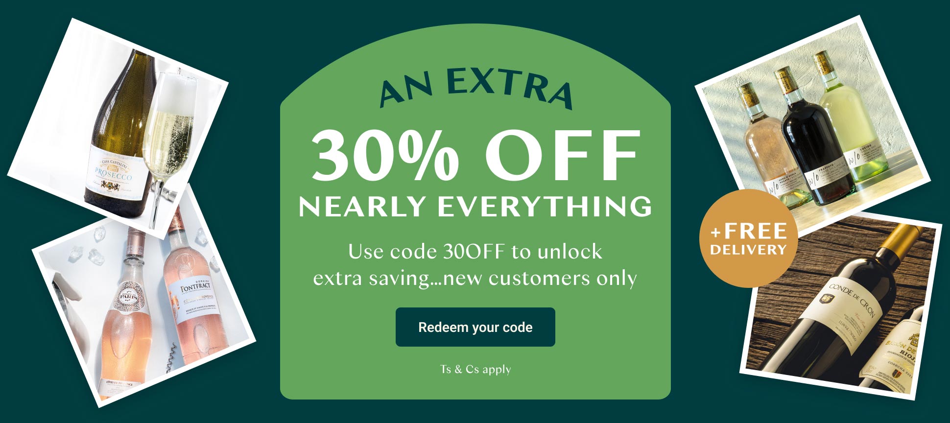 An extra 30% off nearly everything