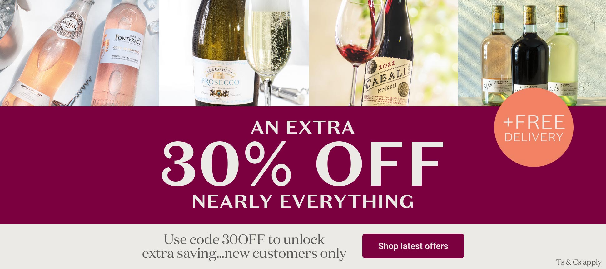 An extra 30% off nearly everything