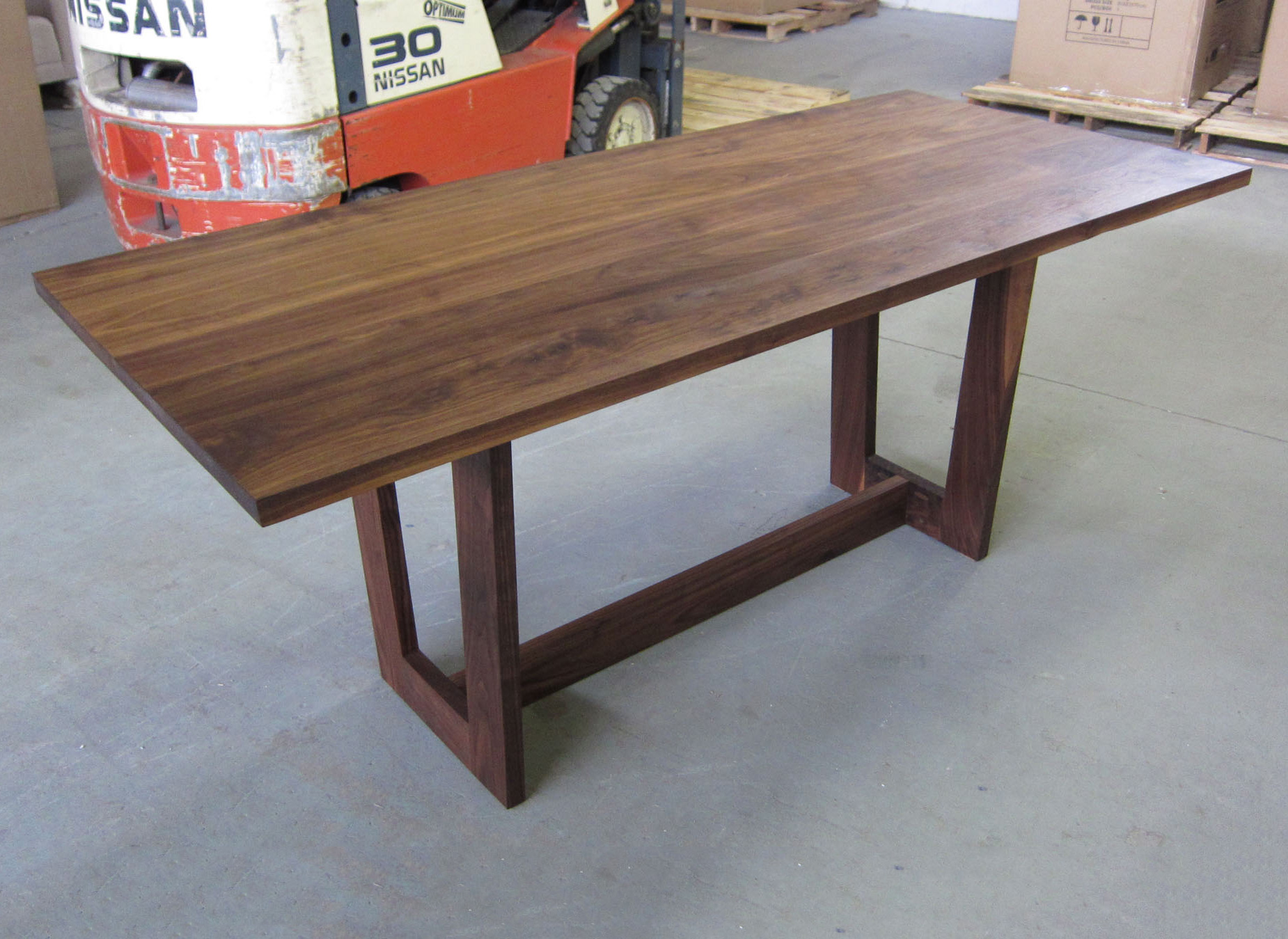 Walnut Hastings Trestle Table Stylegarage