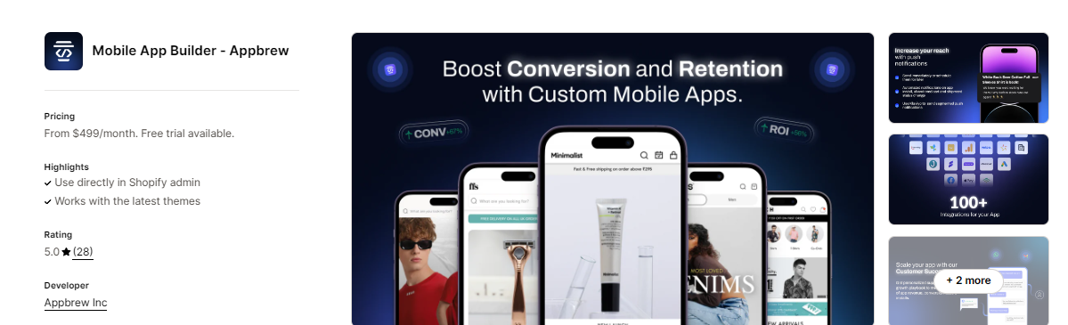 Appbrew Shopify Mobile App Builder - Banner