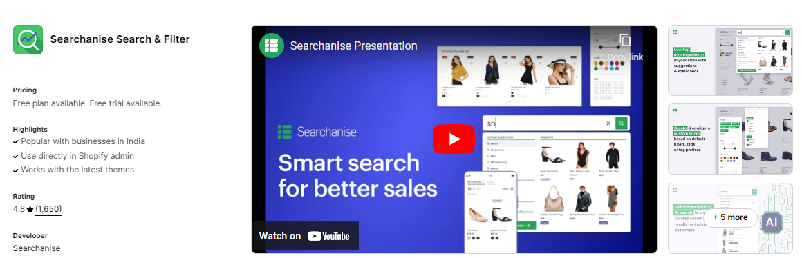 searchanise - banner