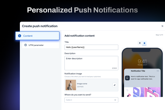 personalized push notifications - feature image