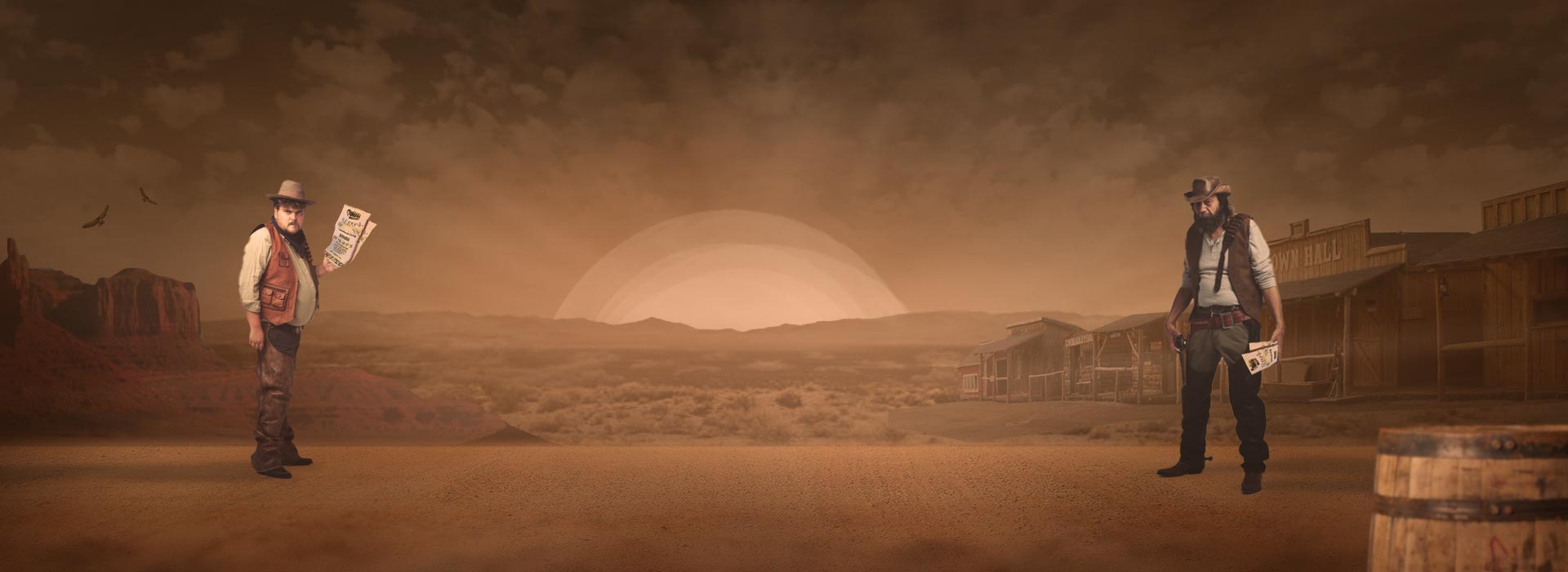 Cowboy Draw header background