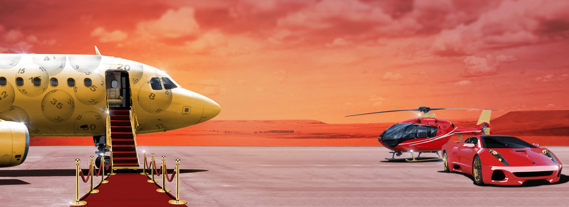 Powerball header background