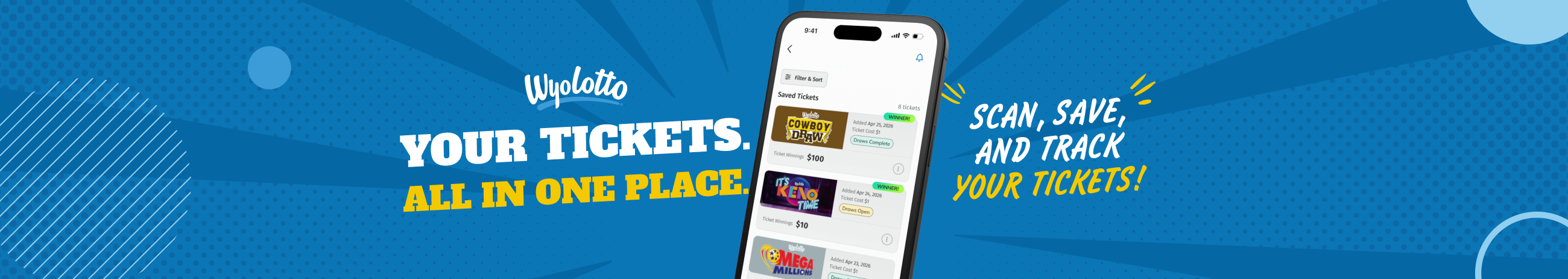 Your tickets all in one place