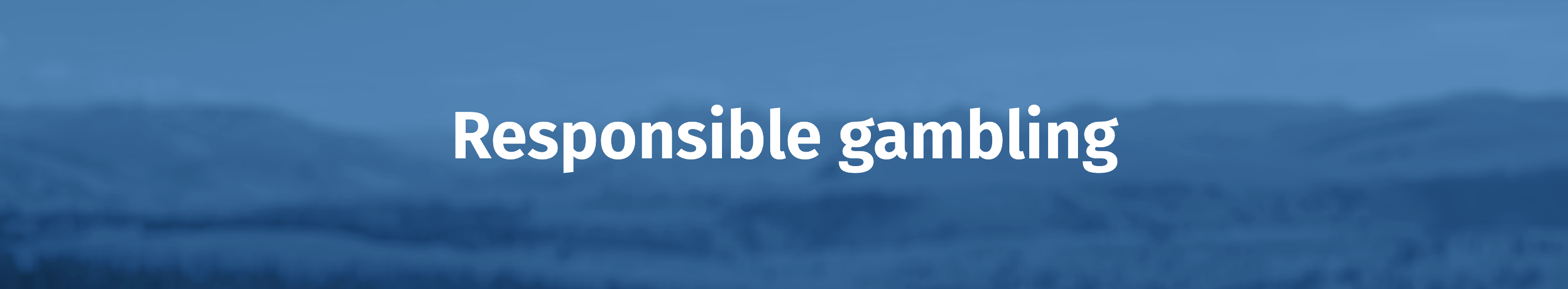 responsible gaming
