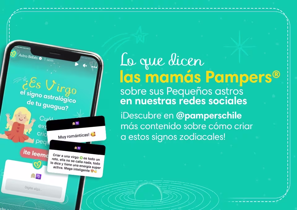 Horóscopo Virgo para tu bebé: Testimonio de mamás Pampers