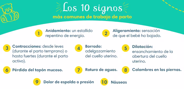 Los 10 sintomas más comunes de trabajo de parto