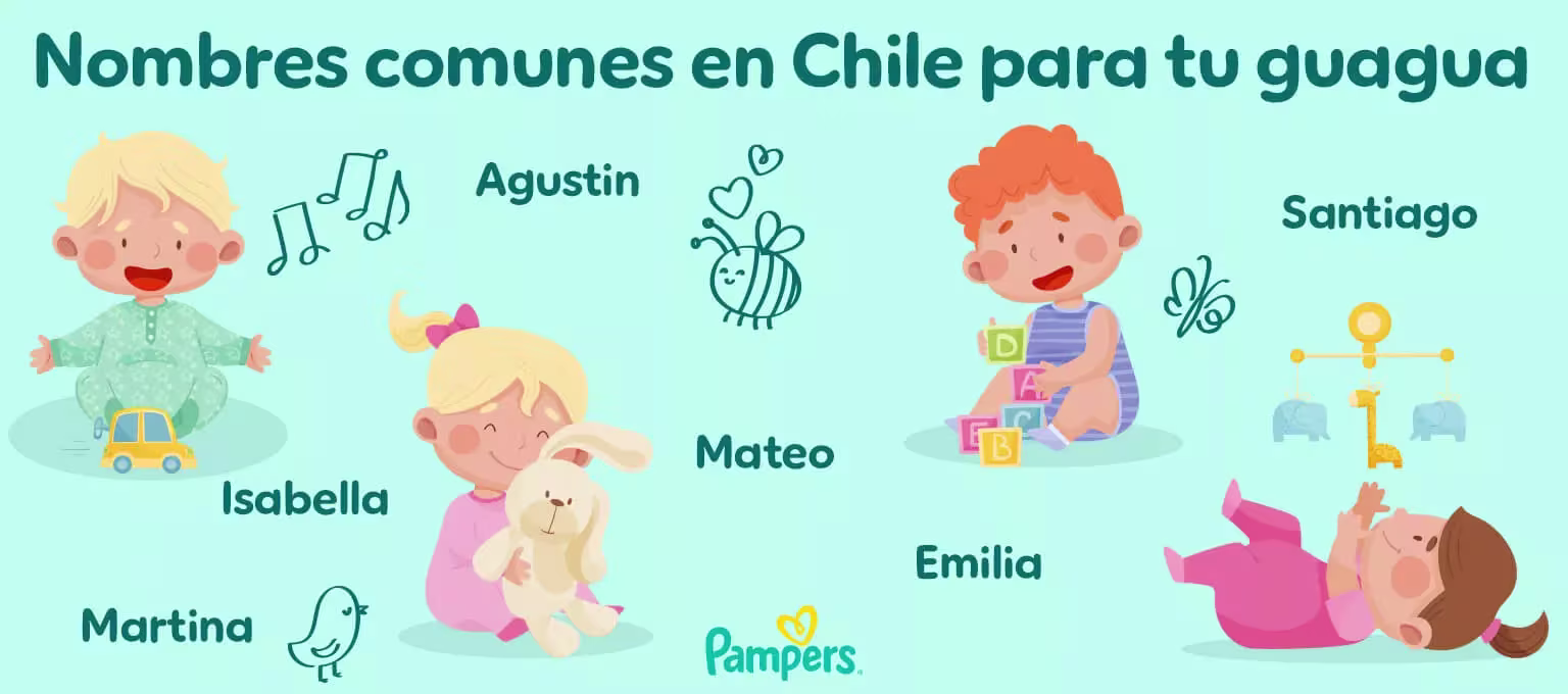 Nombres comunes en Chile para tu guagua