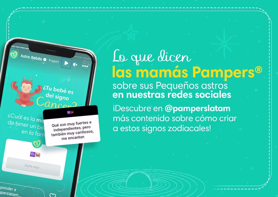 Horóscopo Cancer para tu bebé: Testimonio de mamás Pampers