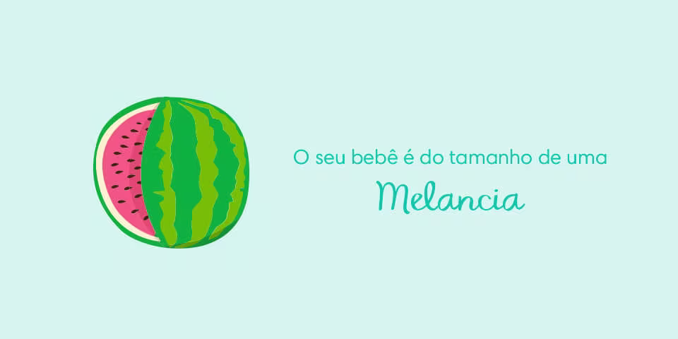 Your baby is the size of a watermelon