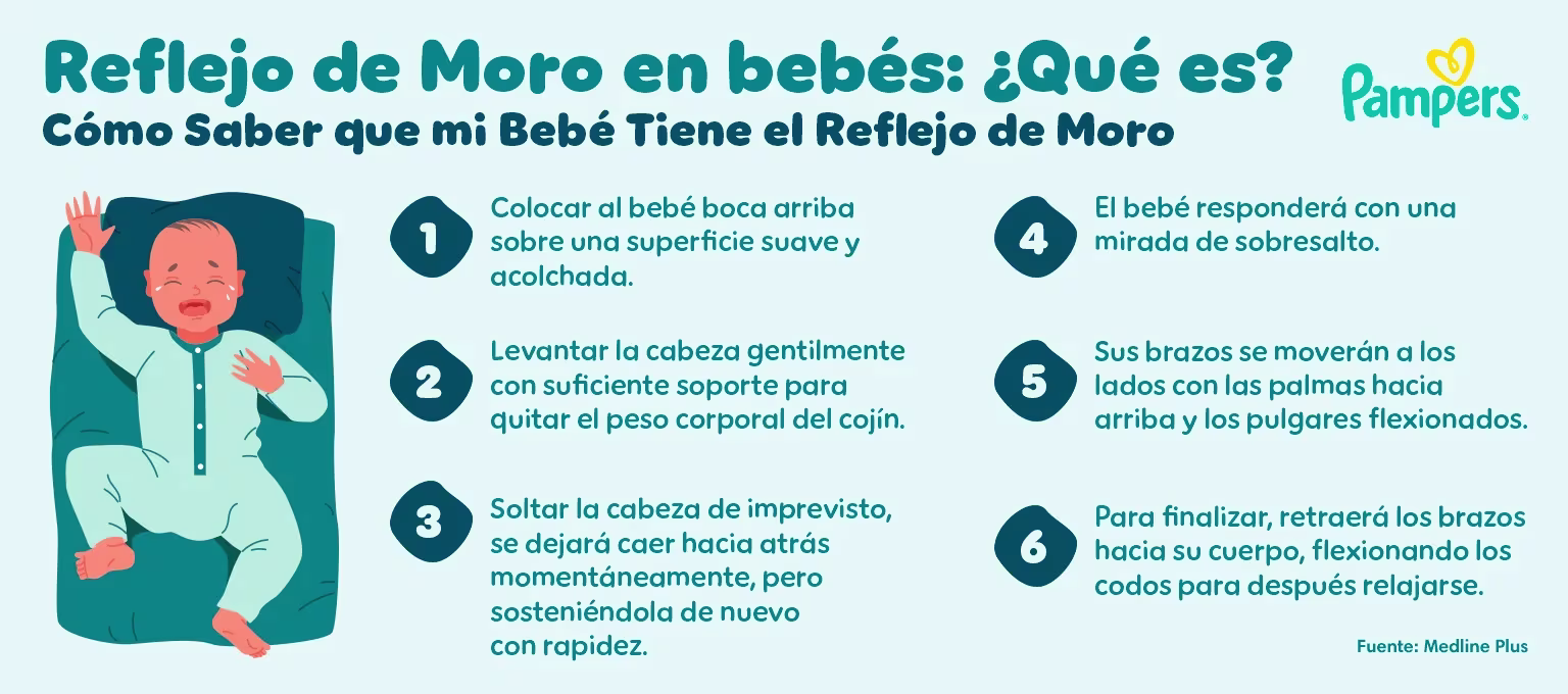 Reflejo de Moro en bebés: ¿Qué es?