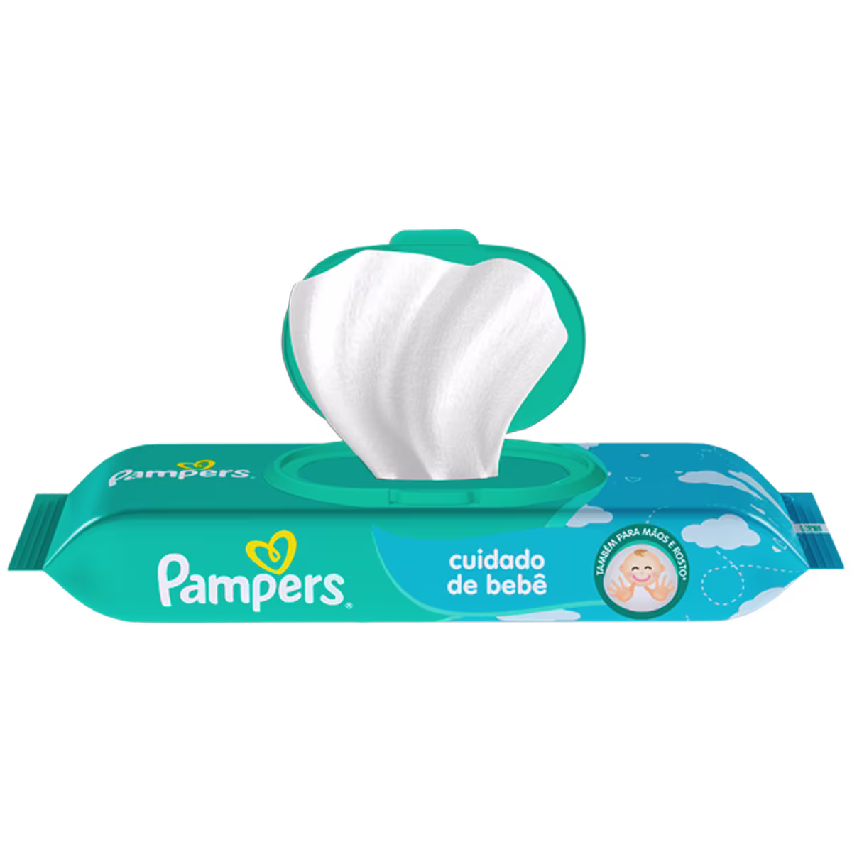 Lenços Umedecidos Pampers® Aroma Cuidado de Bebê 