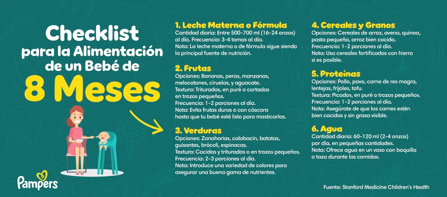 bebé de 8 meses