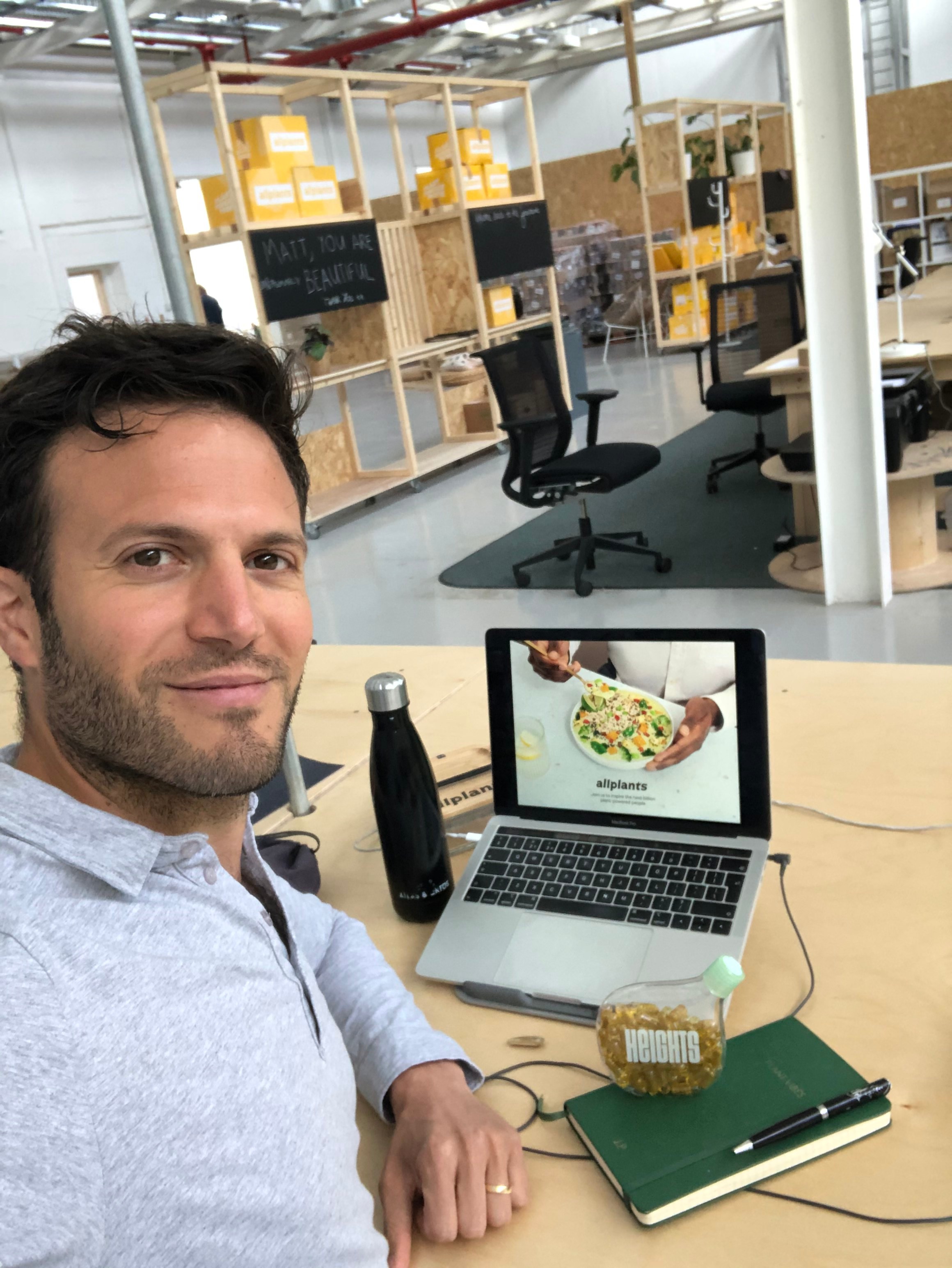 Jonathan Petrides working