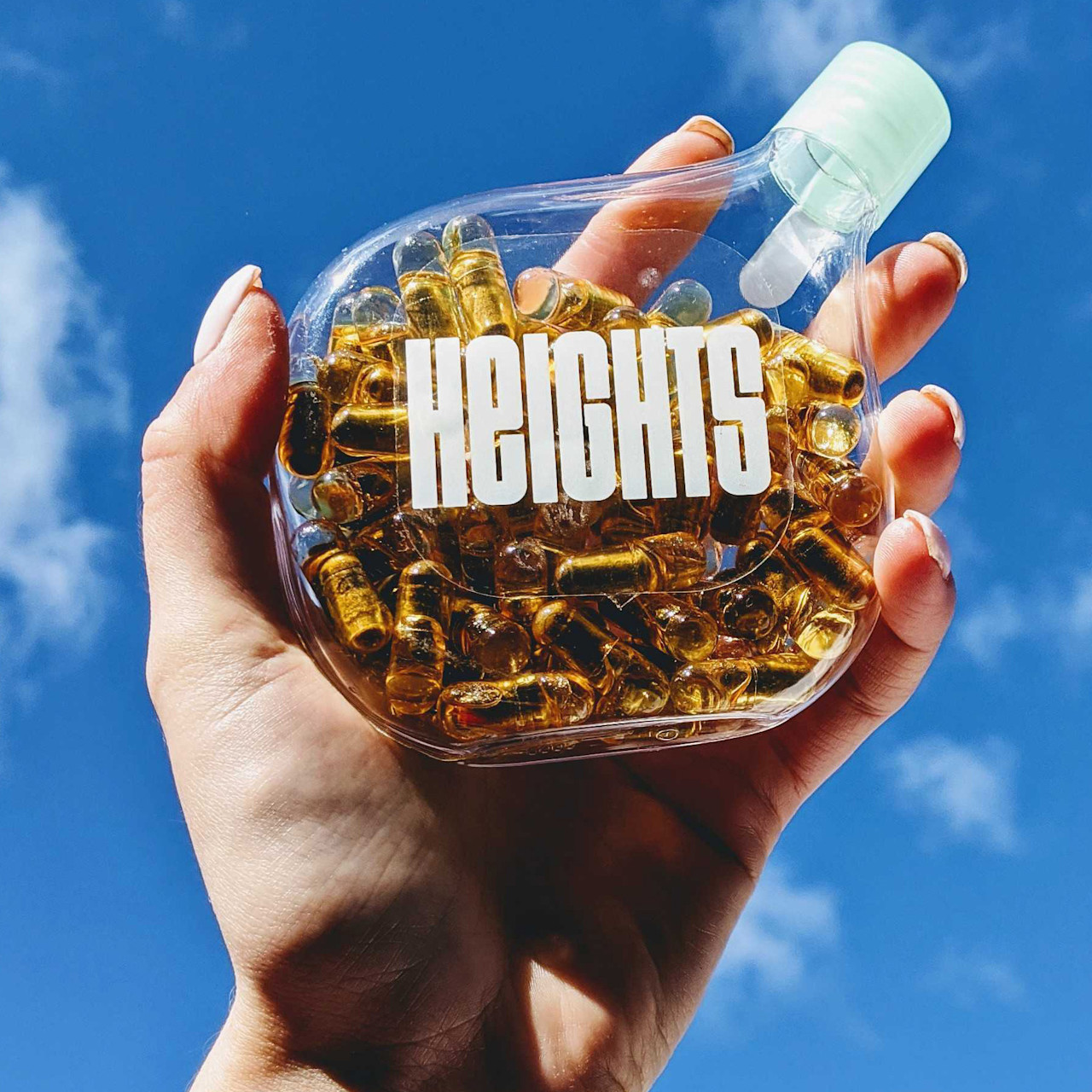 Clouds with hand and bottle – Tab section