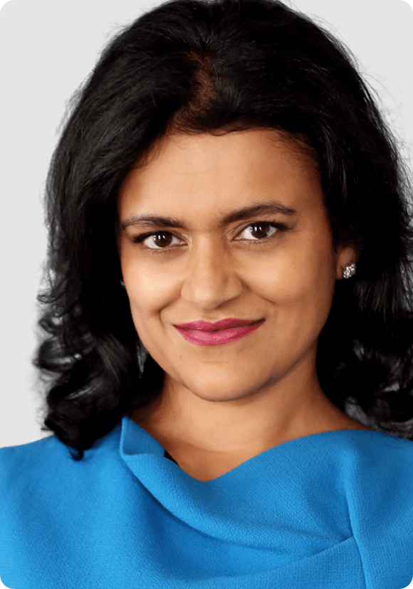 Dr Tara Swart with grey background