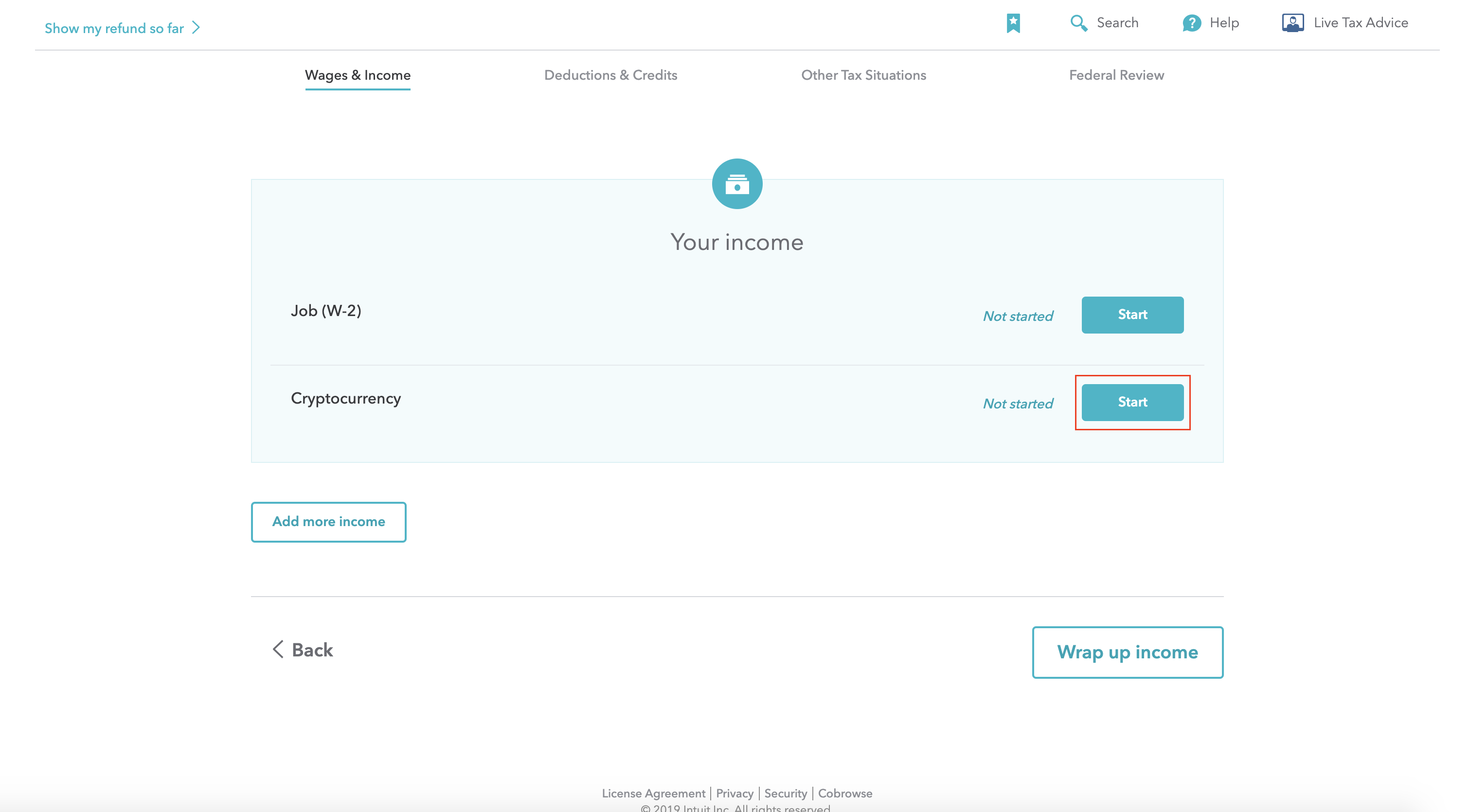 Turbotax Cryptocurrency Filing Crypto Form 49 Turbotax Tokentax