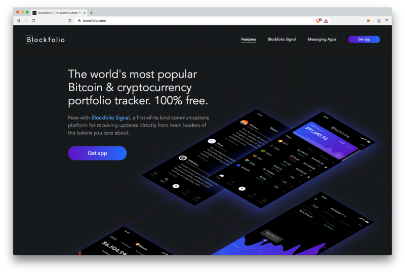 Blockfolio App