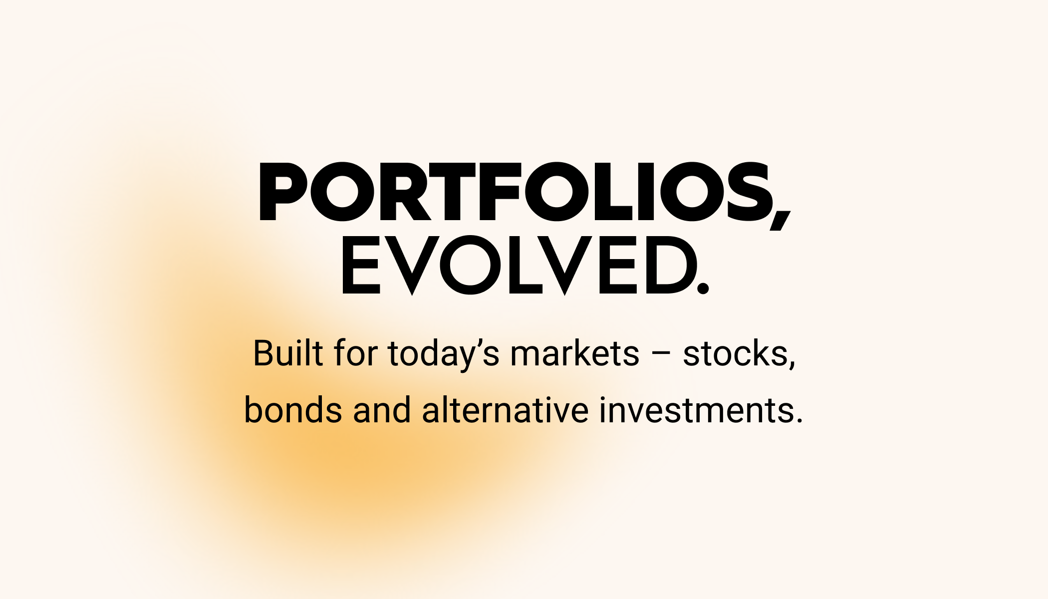 Image | What sets us apart - Portfolios evolved