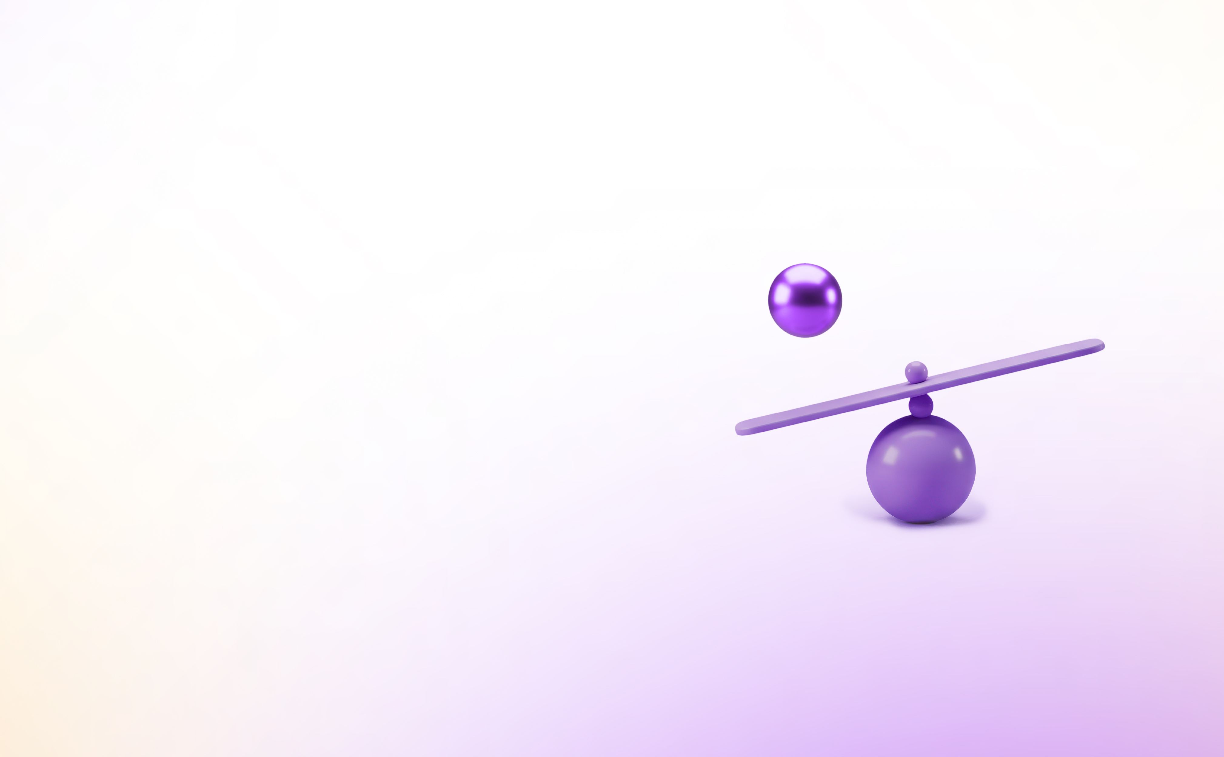 PICTON Investments | Navigating the US government shutdown. A purple ball balancing. 
